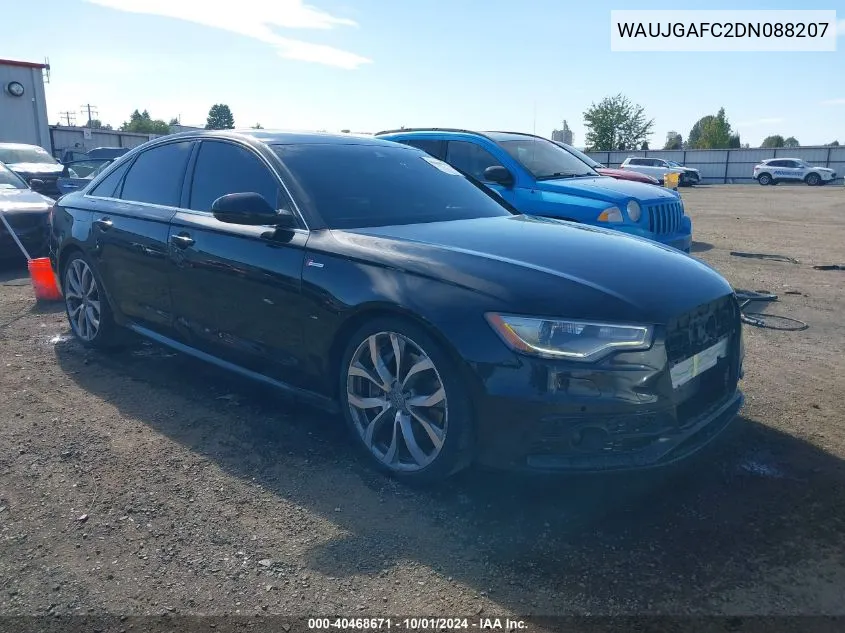 2013 Audi A6 3.0T Premium VIN: WAUJGAFC2DN088207 Lot: 40468671