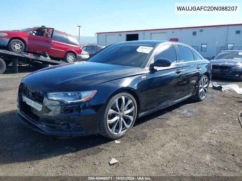 2013 Audi A6 3.0T Premium VIN: WAUJGAFC2DN088207 Lot: 40468671