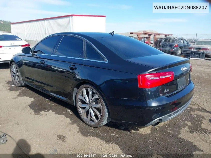 WAUJGAFC2DN088207 2013 Audi A6 3.0T Premium