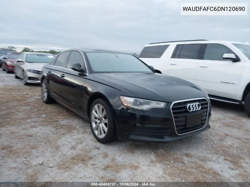 2013 Audi A6 Premium Plus VIN: WAUDFAFC6DN120690 Lot: 40488727