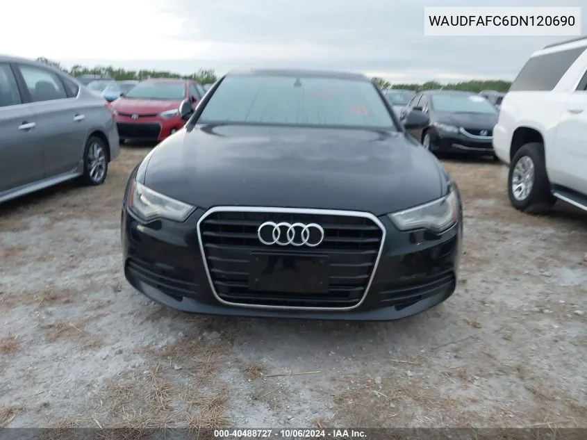 2013 Audi A6 Premium Plus VIN: WAUDFAFC6DN120690 Lot: 40488727