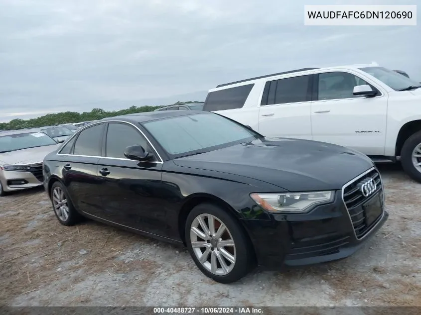 2013 Audi A6 Premium Plus VIN: WAUDFAFC6DN120690 Lot: 40488727