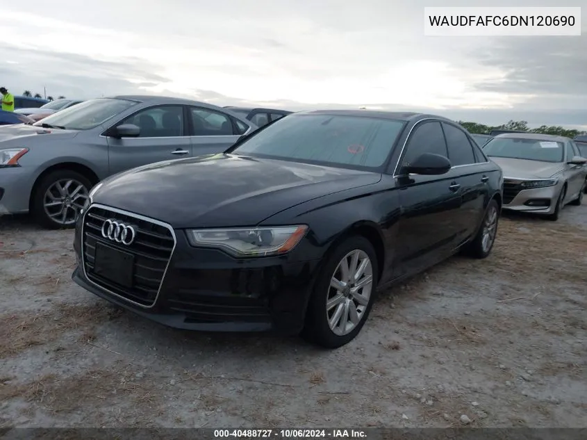 2013 Audi A6 Premium Plus VIN: WAUDFAFC6DN120690 Lot: 40488727