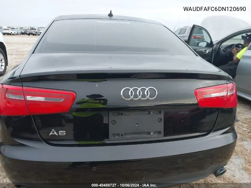 2013 Audi A6 Premium Plus VIN: WAUDFAFC6DN120690 Lot: 40488727