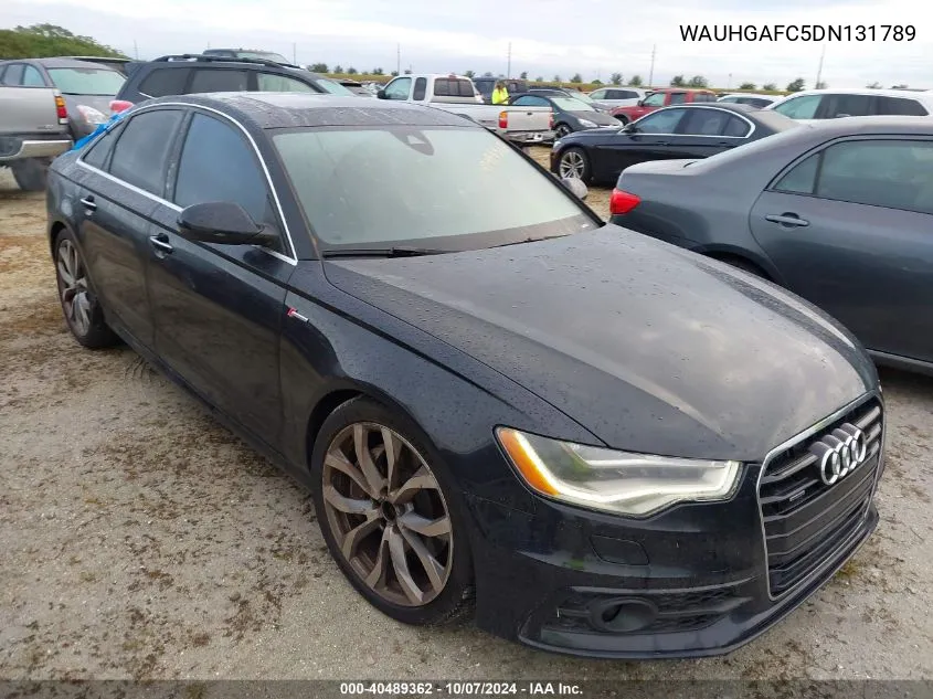 2013 Audi A6 3.0T Premium VIN: WAUHGAFC5DN131789 Lot: 40489362