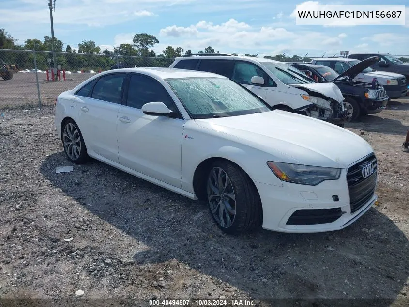 2013 Audi A6 3.0T Premium VIN: WAUHGAFC1DN156687 Lot: 40494507