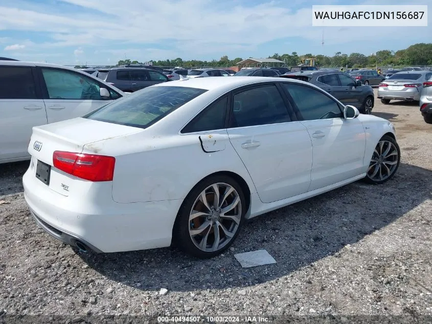 WAUHGAFC1DN156687 2013 Audi A6 3.0T Premium