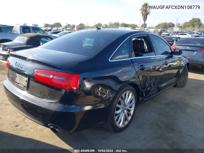 WAUGFAFCXDN108779 2013 Audi A6 2.0T Premium