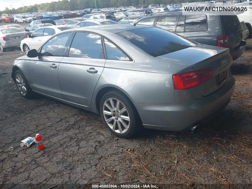 2013 Audi A6 2.0T Premium VIN: WAUGFAFC1DN050626 Lot: 40502804