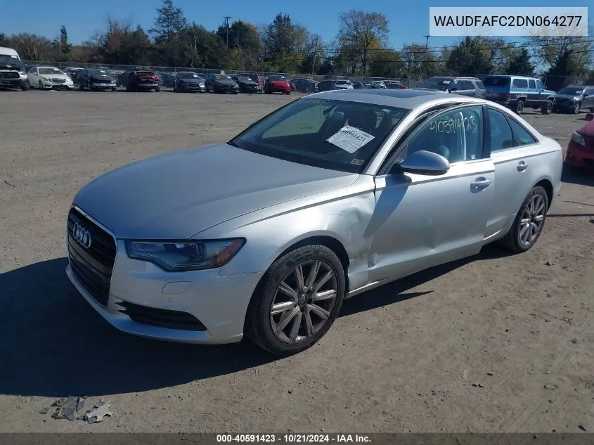 2013 Audi A6 Premium Plus VIN: WAUDFAFC2DN064277 Lot: 40591423