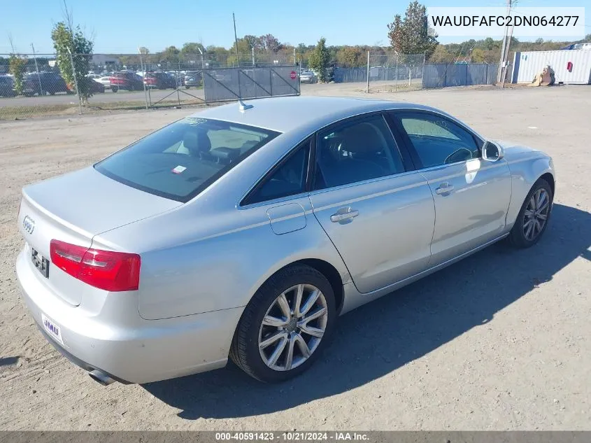 2013 Audi A6 Premium Plus VIN: WAUDFAFC2DN064277 Lot: 40591423