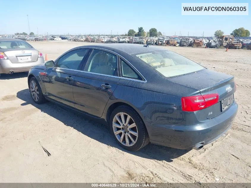 2013 Audi A6 Premium Plus VIN: WAUGFAFC9DN060305 Lot: 40648529