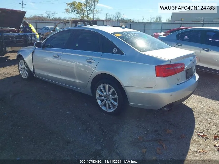 WAUGFAFC4DN124783 2013 Audi A6 Premium Plus