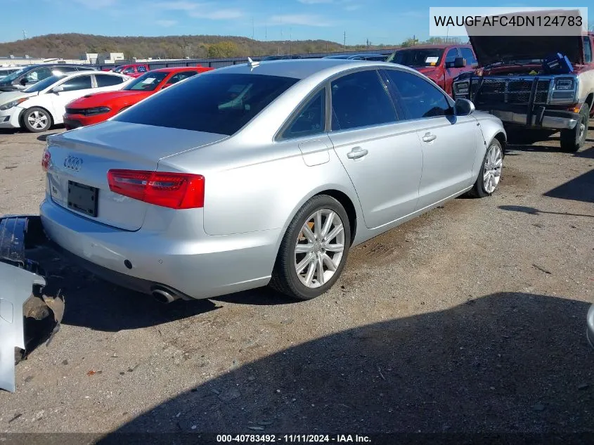 WAUGFAFC4DN124783 2013 Audi A6 Premium Plus