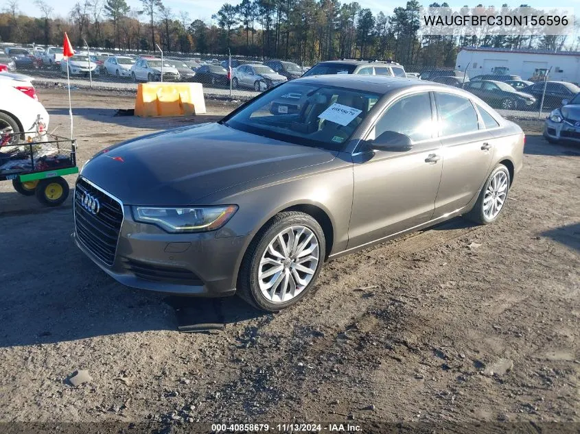 2013 Audi A6 2.0T Premium VIN: WAUGFBFC3DN156596 Lot: 40858679