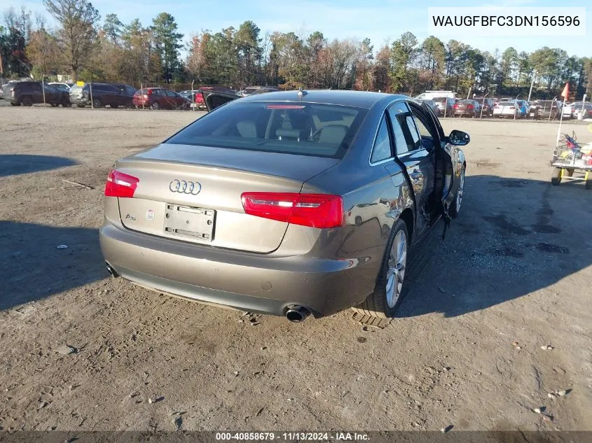 2013 Audi A6 2.0T Premium VIN: WAUGFBFC3DN156596 Lot: 40858679