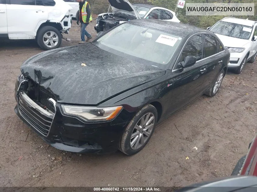 2013 Audi A6 3.0T Premium VIN: WAUGGAFC2DN060160 Lot: 40860742