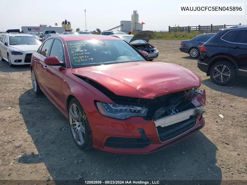 WAUJGCFC5EN045896 2014 Audi A6