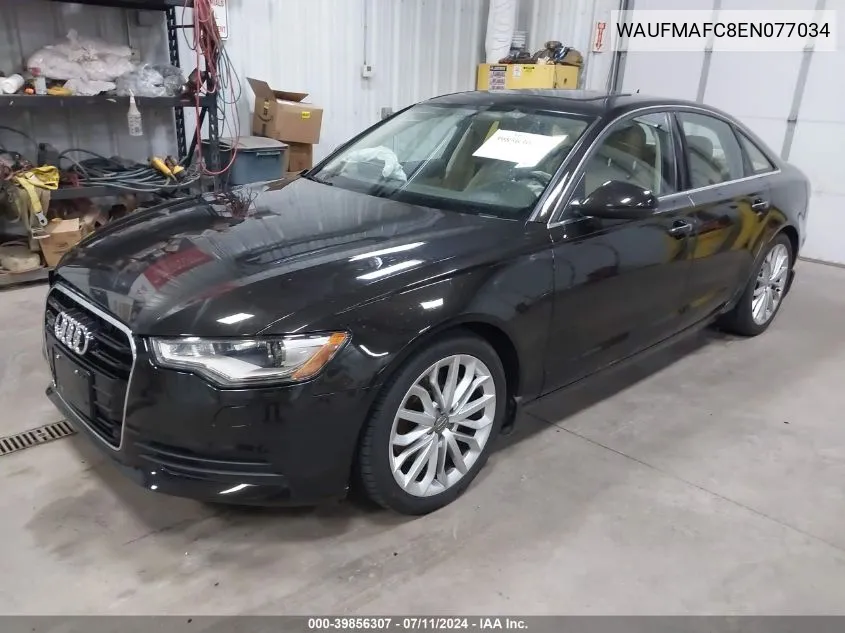 2014 Audi A6 3.0 Tdi Premium Plus VIN: WAUFMAFC8EN077034 Lot: 39856307