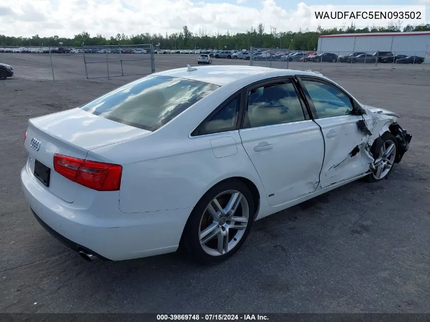 WAUDFAFC5EN093502 2014 Audi A6 2.0T Premium