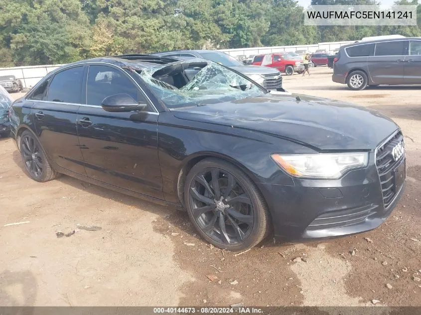 2014 Audi A6 3.0 Tdi Premium Plus VIN: WAUFMAFC5EN141241 Lot: 40144673