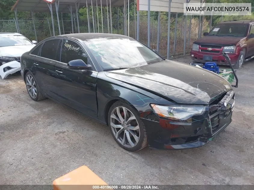 2014 Audi A6 2.0T Premium VIN: WAUGFAFC0EN095574 Lot: 40196008