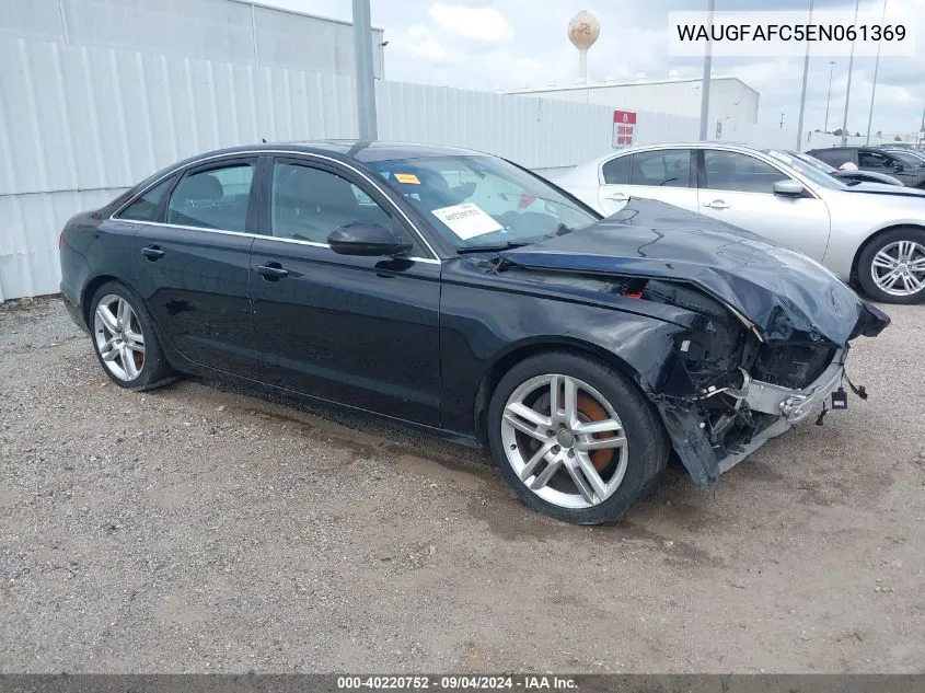 WAUGFAFC5EN061369 2014 Audi A6 2.0T Premium