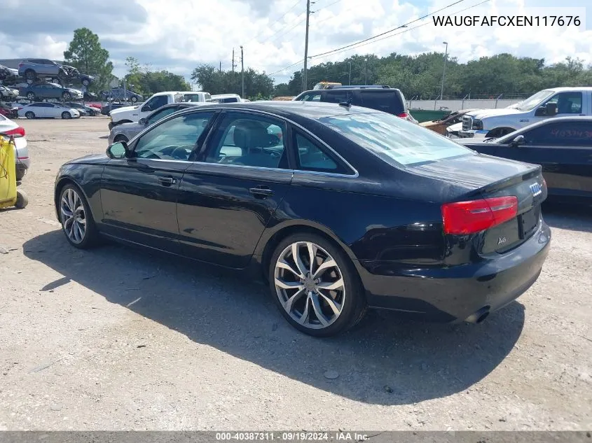 2014 Audi A6 2.0T Premium VIN: WAUGFAFCXEN117676 Lot: 40387311