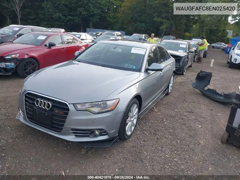 WAUGFAFC8EN025420 2014 Audi A6 2.0T Premium