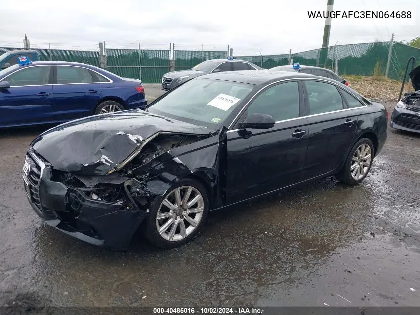 WAUGFAFC3EN064688 2014 Audi A6 2.0T Premium