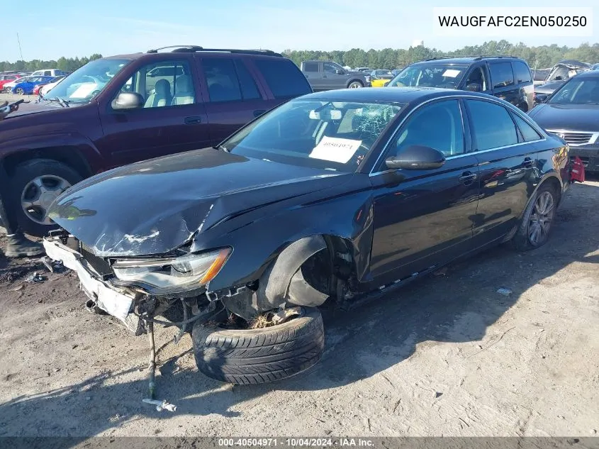 2014 Audi A6 2.0T Premium VIN: WAUGFAFC2EN050250 Lot: 40504971