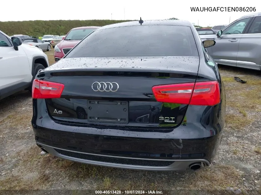 2014 Audi A6 Prestige VIN: WAUHGAFC1EN086206 Lot: 40513428