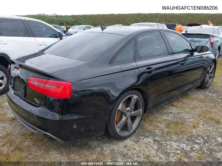 2014 Audi A6 Prestige VIN: WAUHGAFC1EN086206 Lot: 40513428