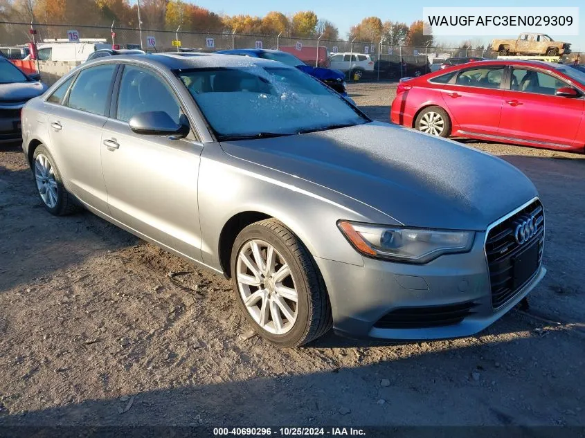 2014 Audi A6 Premium Plus VIN: WAUGFAFC3EN029309 Lot: 40690296