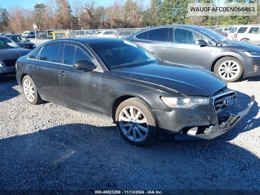 2014 Audi A6 2.0T Premium VIN: WAUGFAFC0EN066463 Lot: 40823269