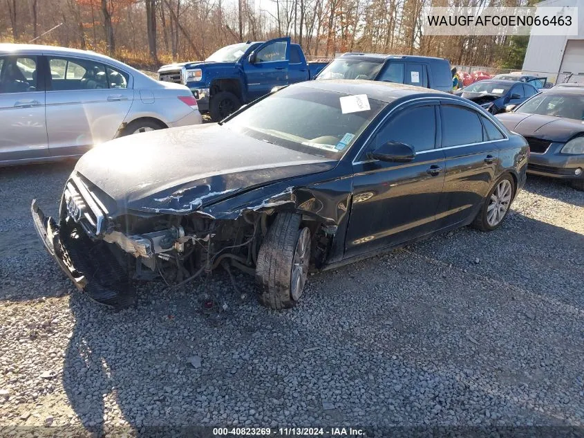 2014 Audi A6 2.0T Premium VIN: WAUGFAFC0EN066463 Lot: 40823269