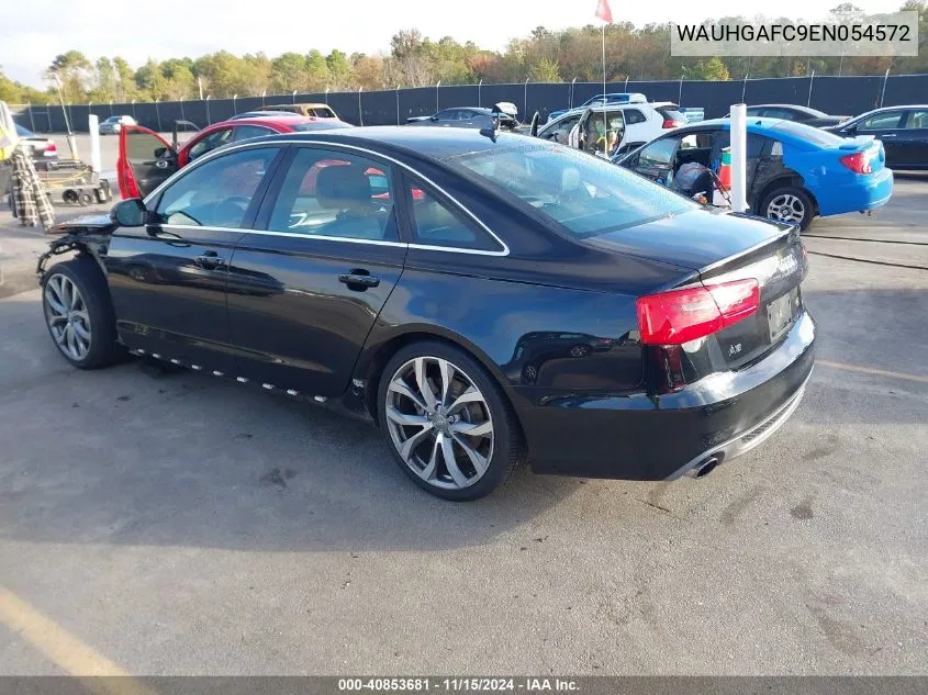 2014 Audi A6 3.0T Premium Plus VIN: WAUHGAFC9EN054572 Lot: 40853681