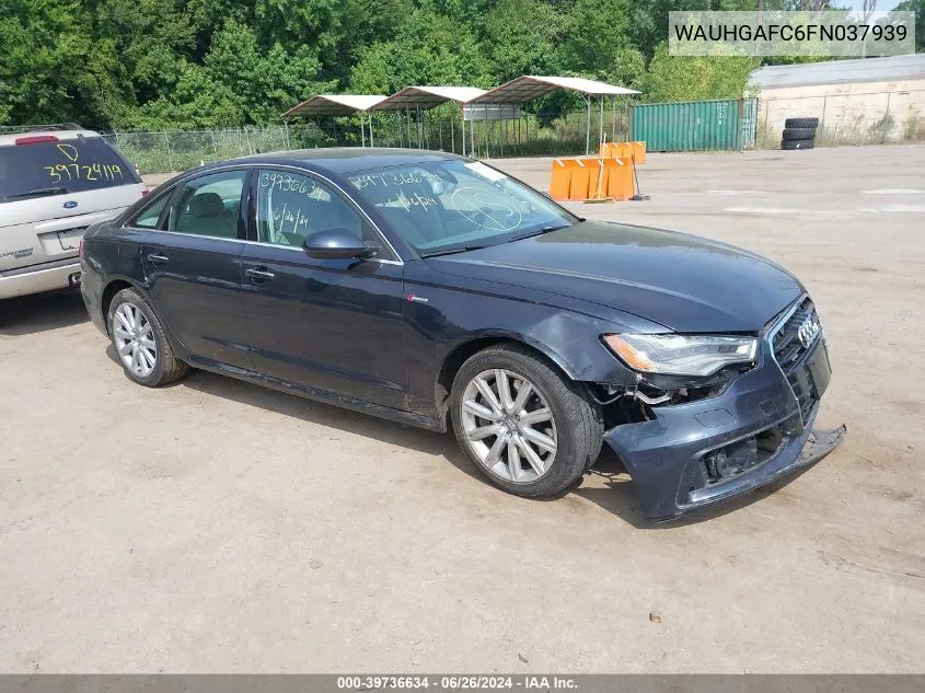 WAUHGAFC6FN037939 2015 Audi A6 3.0T Premium Plus