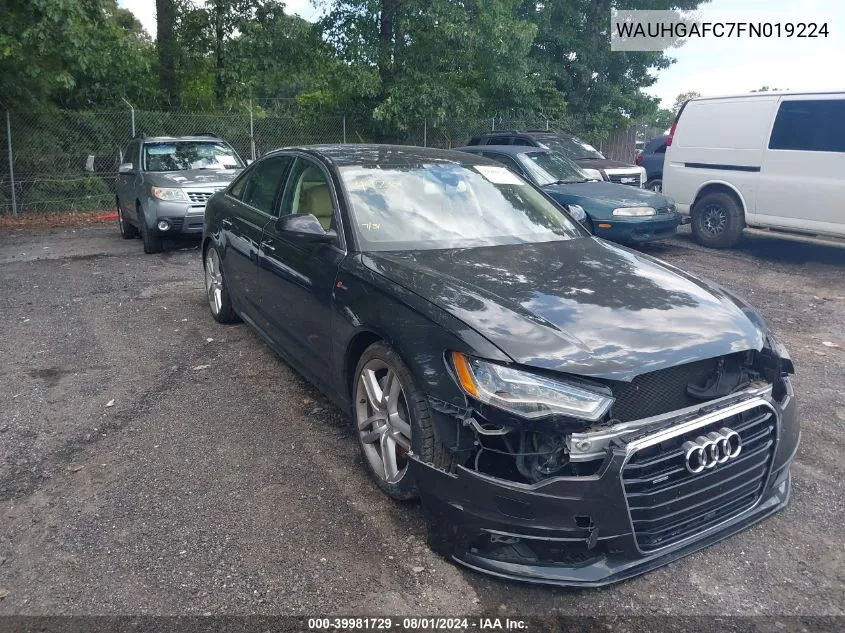 WAUHGAFC7FN019224 2015 Audi A6 3.0T Premium Plus