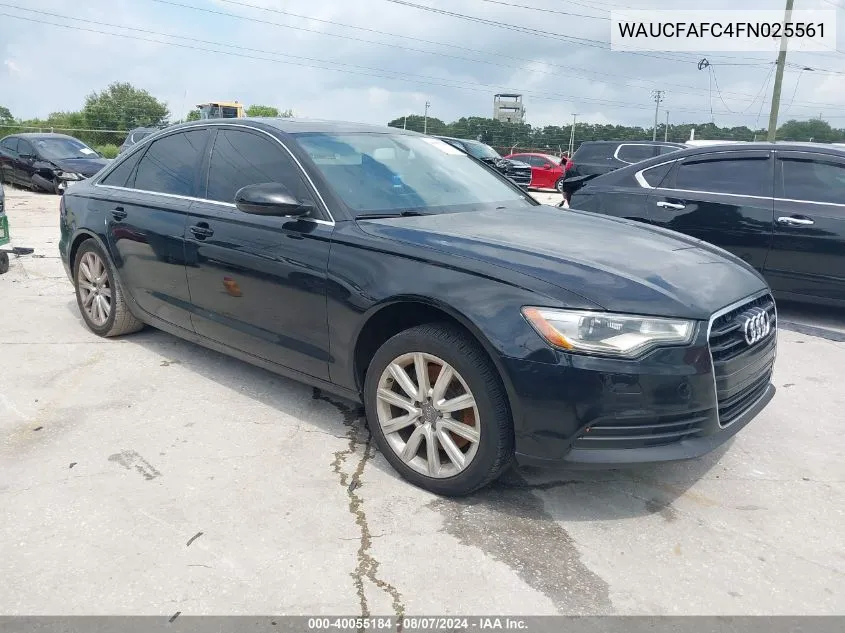 WAUCFAFC4FN025561 2015 Audi A6 Premium