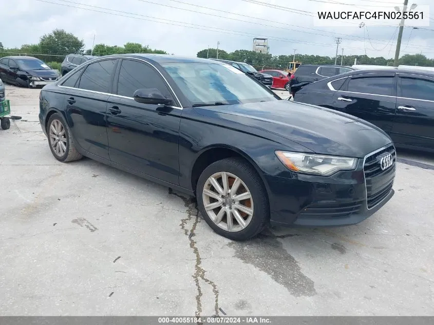 WAUCFAFC4FN025561 2015 Audi A6 Premium