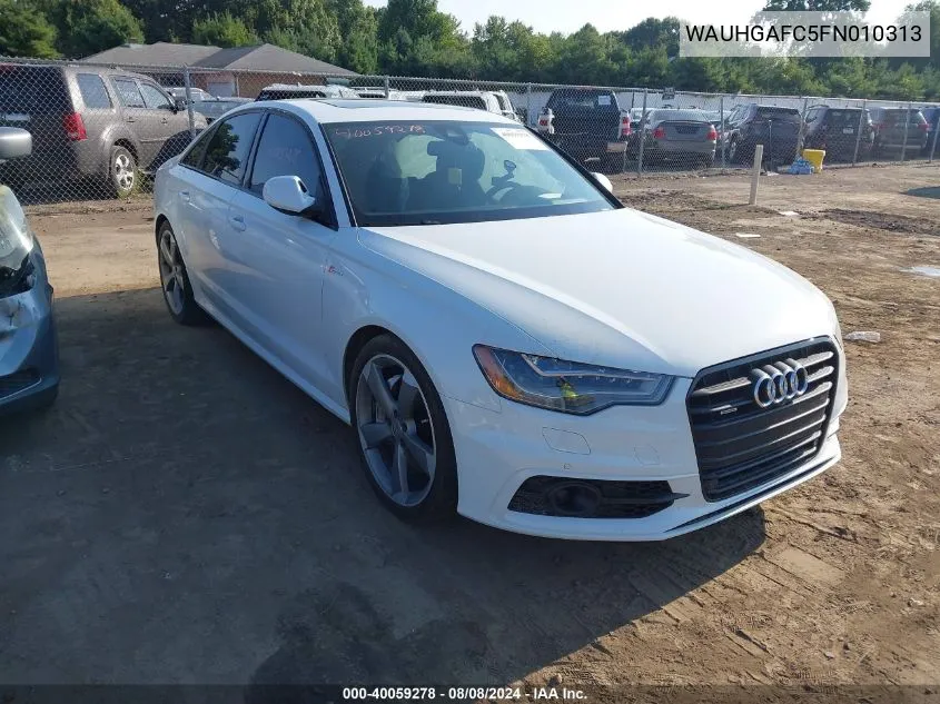 WAUHGAFC5FN010313 2015 Audi A6 3.0T Premium Plus