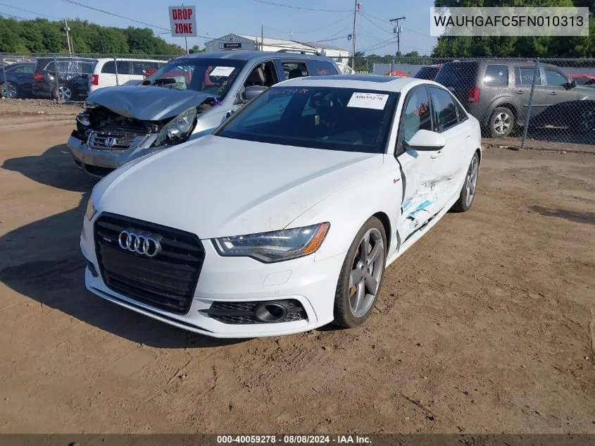 WAUHGAFC5FN010313 2015 Audi A6 3.0T Premium Plus