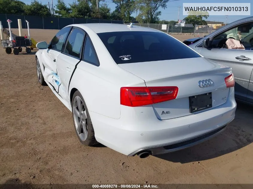 WAUHGAFC5FN010313 2015 Audi A6 3.0T Premium Plus