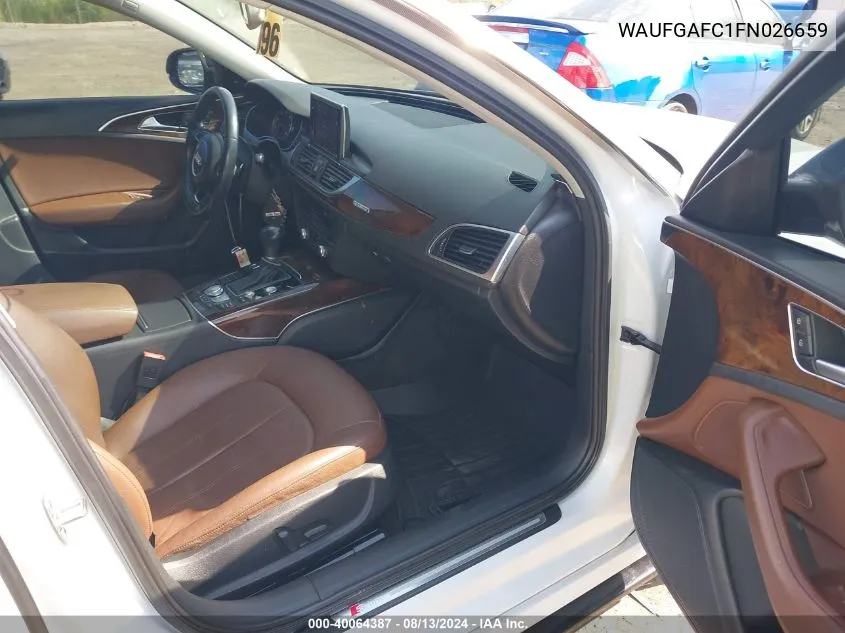 WAUFGAFC1FN026659 2015 Audi A6 3.0T Premium Plus