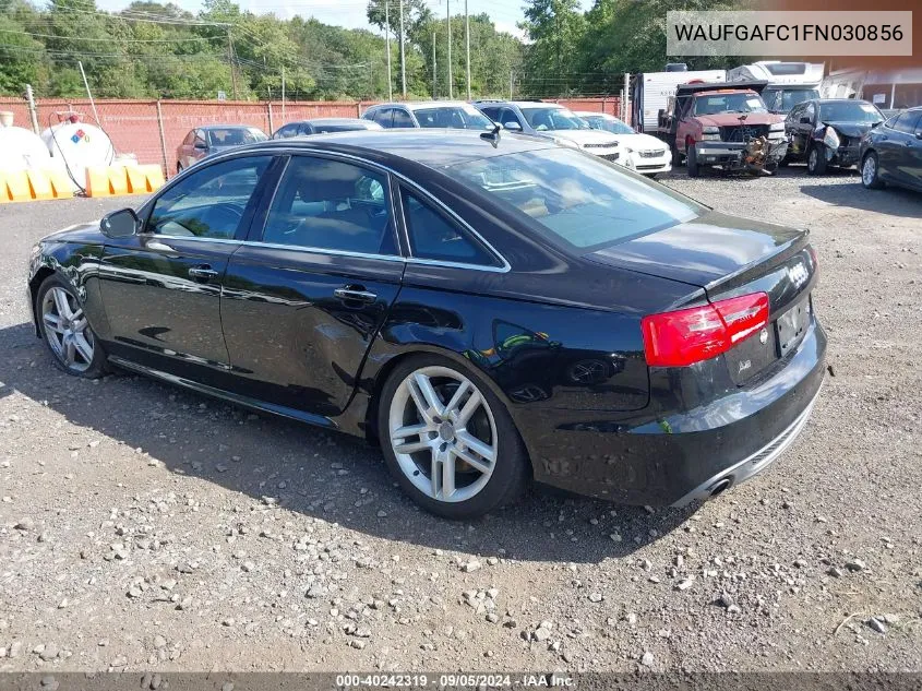 2015 Audi A6 3.0T Premium Plus VIN: WAUFGAFC1FN030856 Lot: 40242319