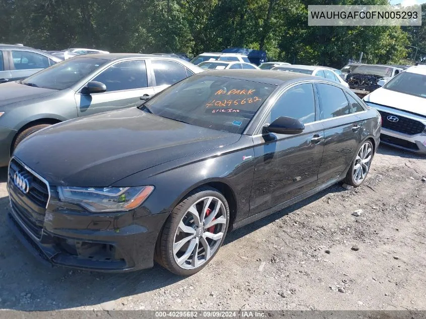 2015 Audi A6 3.0T Premium Plus VIN: WAUHGAFC0FN005293 Lot: 40295682