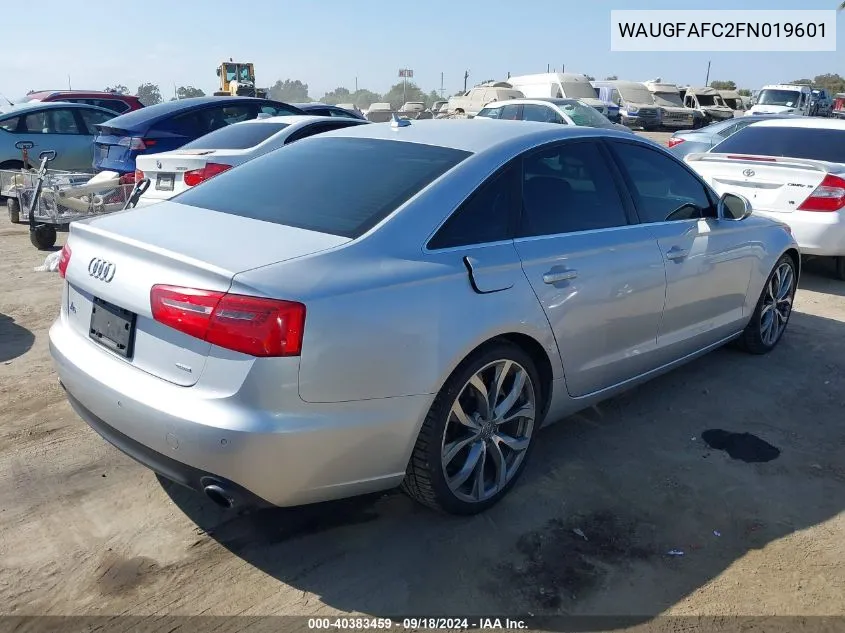 WAUGFAFC2FN019601 2015 Audi A6 2.0T Premium