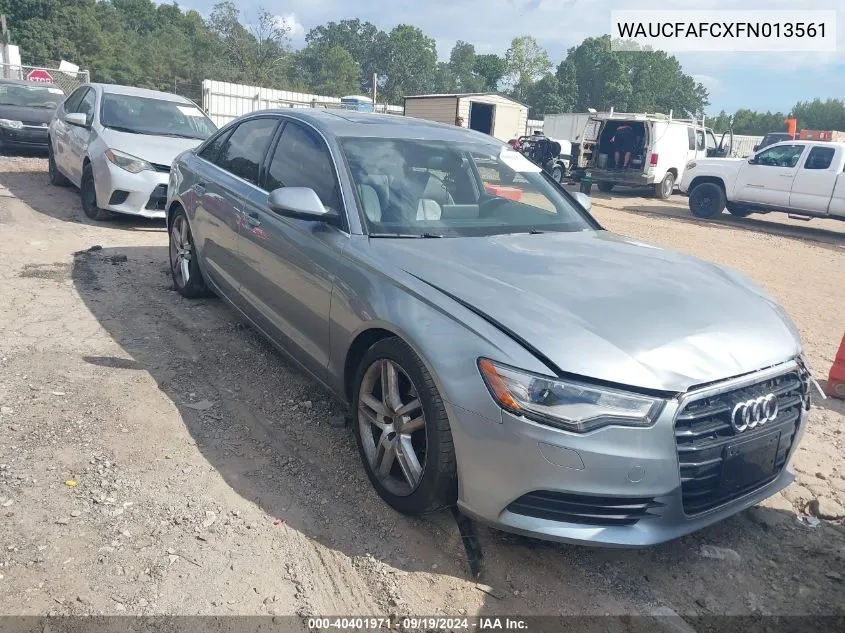 WAUCFAFCXFN013561 2015 Audi A6 2.0T Premium