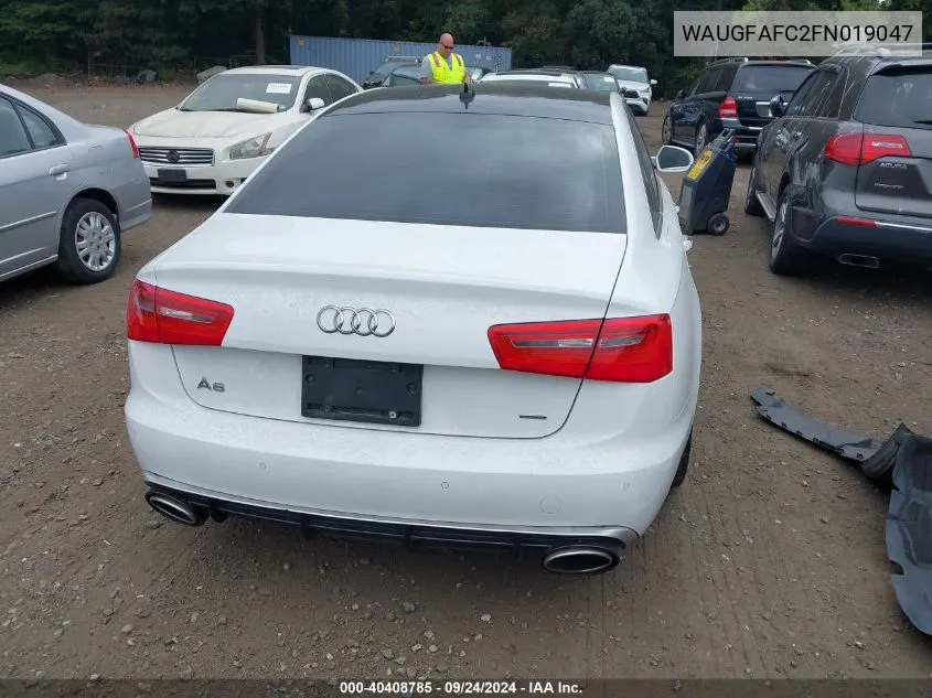 WAUGFAFC2FN019047 2015 Audi A6 Premium Plus